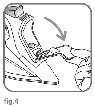 Filling the water tank