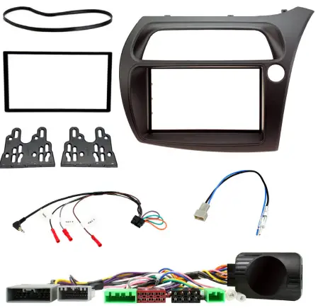 CONNECTS2 GRKHD01 Honda Civic 6.8 Inch Grundig Double DIN Stereo Kit-fig2