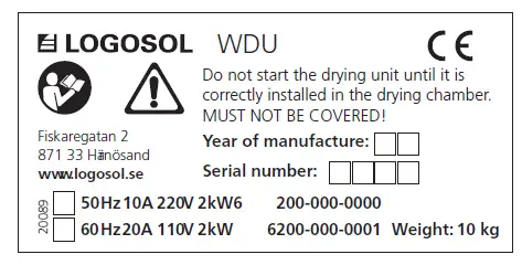 LOGOSOL WDU Wood Drying Unit -fig 1
