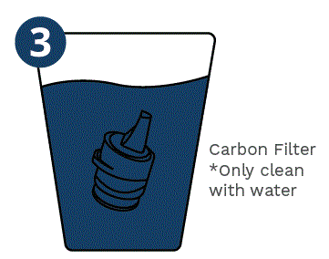 SURVIVOR FILTER L600 Personal Portable Water Filter Straw FIG 4