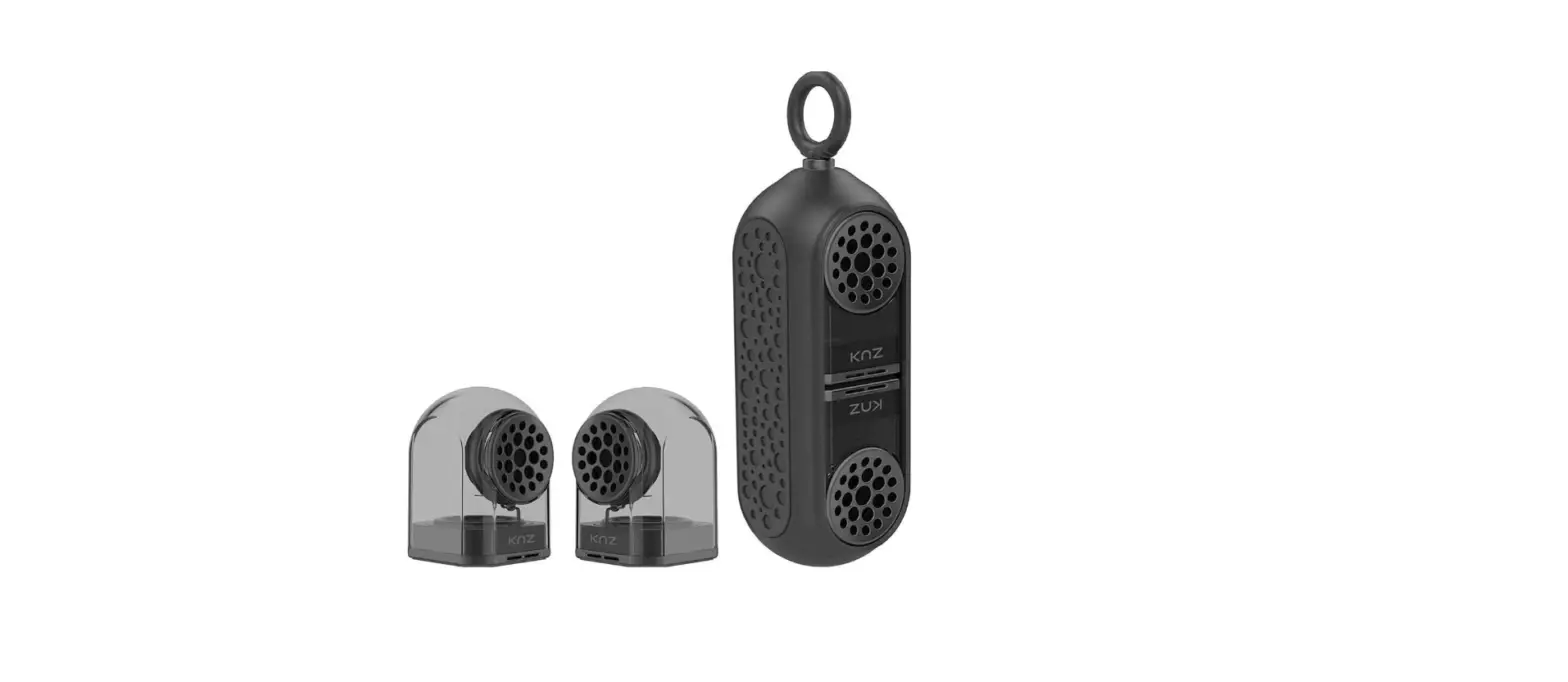Knz Goduo Portable Bluetooth True Wireless Speakers With Magnetic Connectable Base-complete Feature/owner's Manual