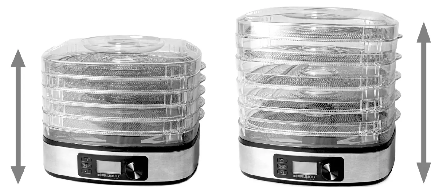 ROMMELSBACHER DA 350 Food Dehydrator 09