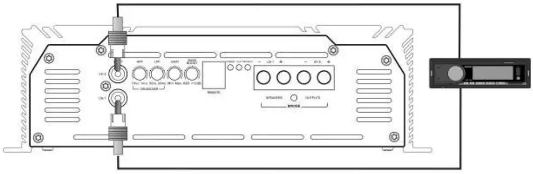 APOCALYPSE AAB 1200 2D Two Channel Amplifier - Head Unit