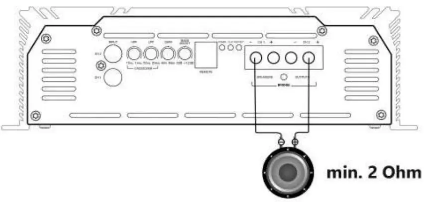 APOCALYPSE AAB 1200 2D Two Channel Amplifier - Subwoofer