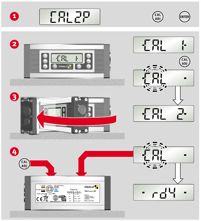 STABILA TECH 1000 DP digital protractor FIG 14
