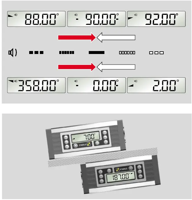 STABILA TECH 1000 DP digital protractor FIG 7