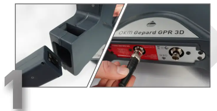 OKM Gepard GPR 3D Detector - ASSEMBLY 1