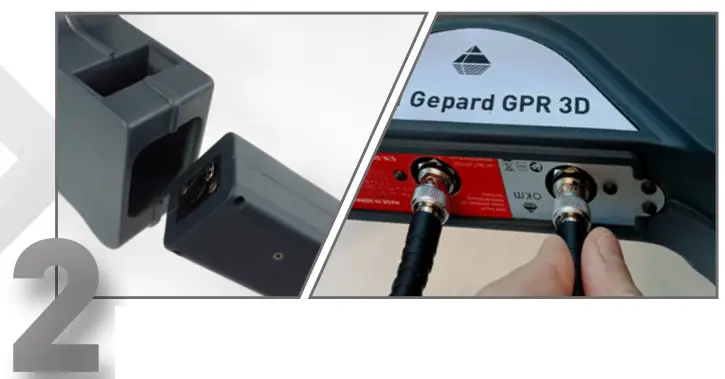OKM Gepard GPR 3D Detector - ASSEMBLY 2