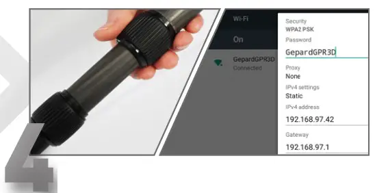 OKM Gepard GPR 3D Detector - ASSEMBLY 4