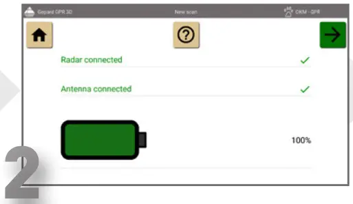 OKM Gepard GPR 3D Detector - MESSUNG VORBEREITEN 2