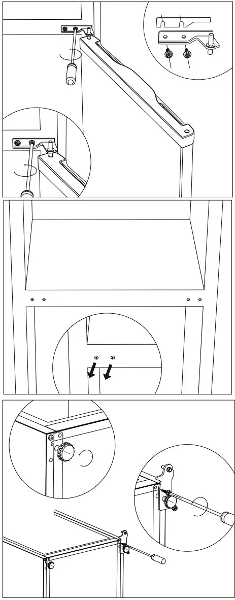 JOCEL jc262 Combi Refrigerator Freestanding - Door 1