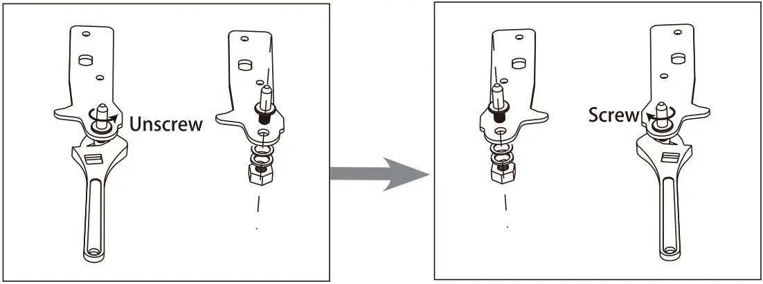 JOCEL jc262 Combi Refrigerator Freestanding - Door 2