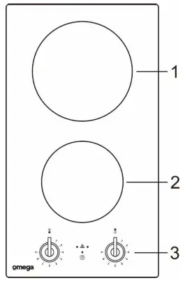 Omega OCC32KZ Ceramic Cooktop - fig