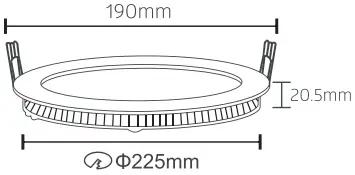 OPTONICA LED Built In Module Square - FIG 14