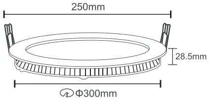 OPTONICA LED Built In Module Square - FIG 15