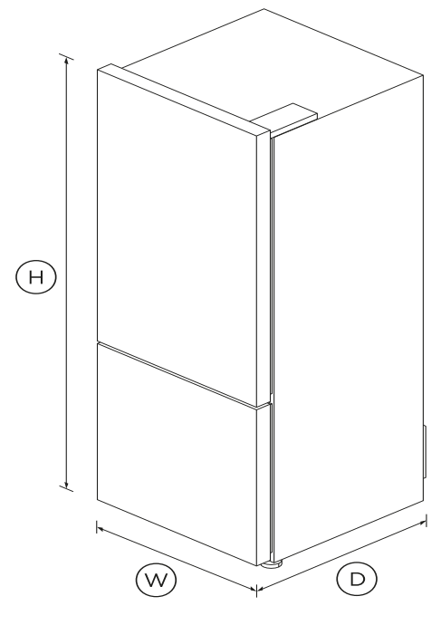 FISHER PAYKEL RF135BRPX6 N Freestanding Refrigerator Freezer - 1