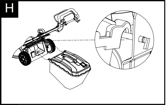 YARD FORCE GM B46CK 46cm Petrol Lawnmower H