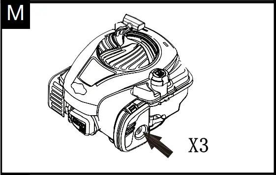 YARD FORCE GM B46CK 46cm Petrol Lawnmower M