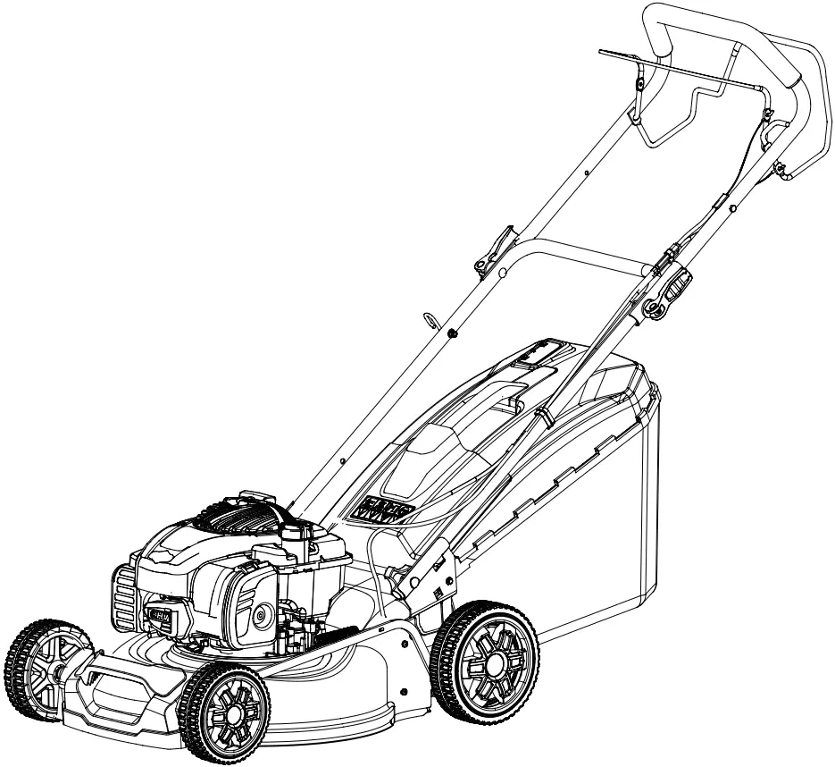 YARD FORCE GM B46CK 46cm Petrol Lawnmower