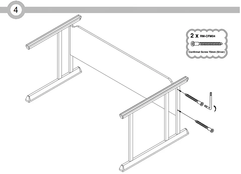 dams VIVO II Wave DeskWITH DESK TOP 4