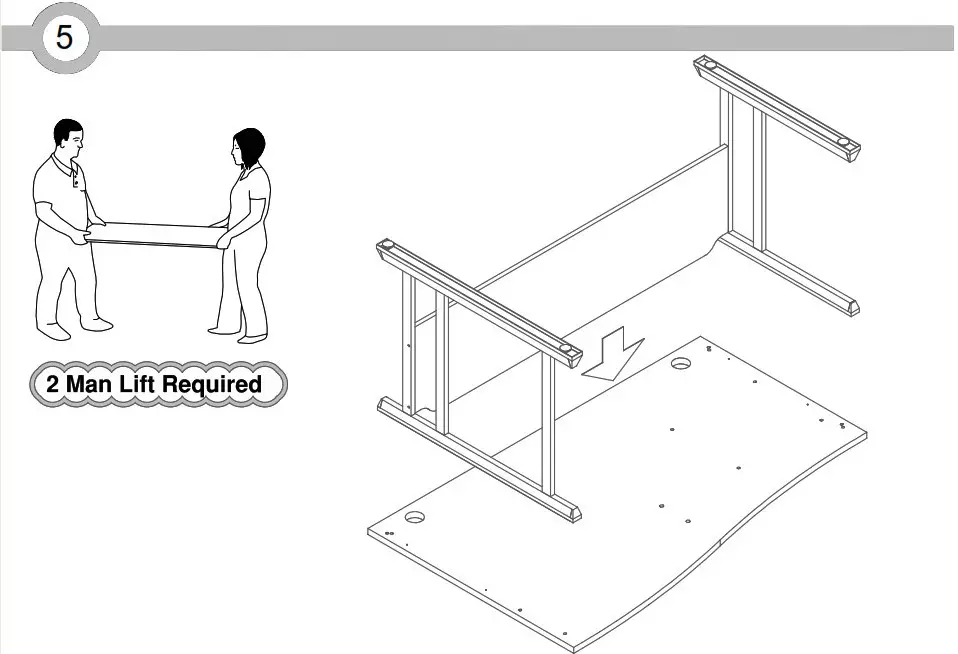 dams VIVO II Wave DeskWITH DESK TOP 5 .0
