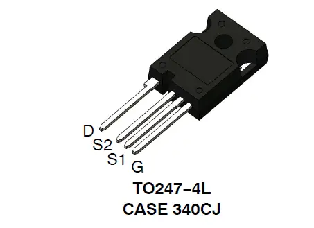 onsemi NVH4L060N065SC1 Silicon Carbide MOSFET fig 2