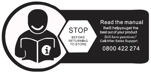 LIVING CO RFJZ 970C Hair Cutting Set 25 Piece - warning2