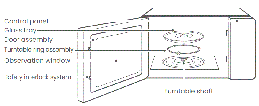 Comfee CM-M201K Countertop Microwave Oven-1