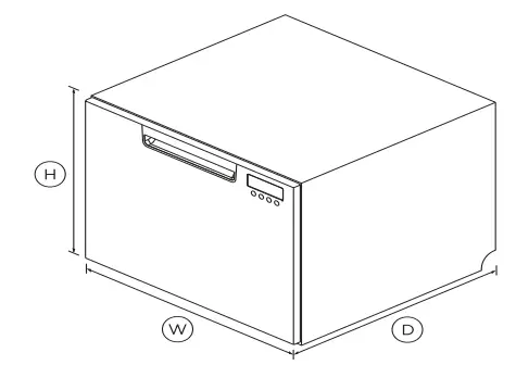 FISHER PAYKEL DD24SCTX9 N Single DishDrawer Dishwasher-fig1