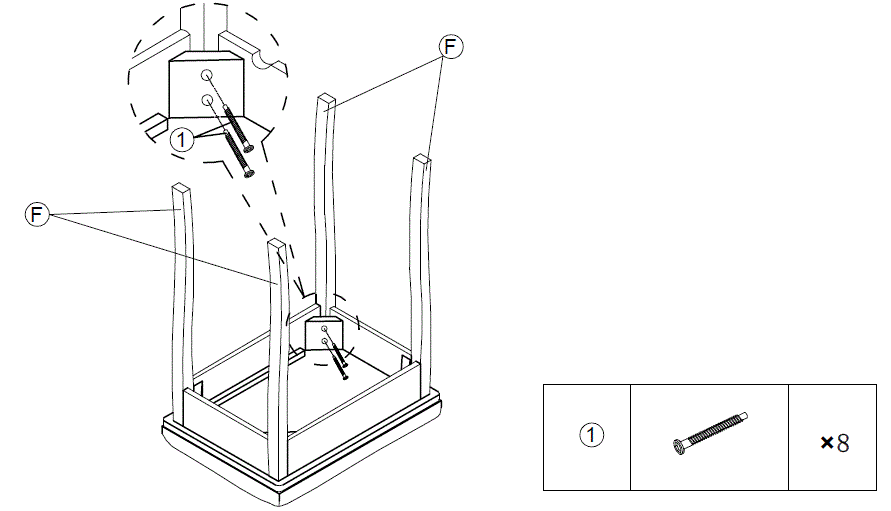 Dedeman 8073152 Quiller Dressing Table and Make Up fig 3