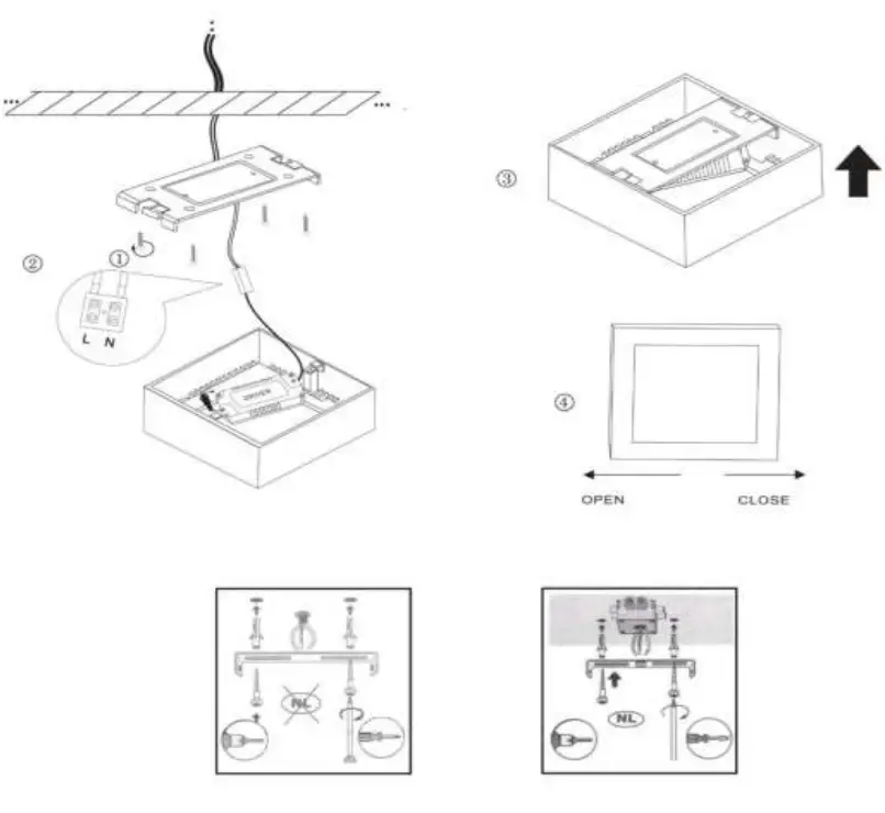 LUCIDE-28117-BRICE-LED-Flush-Ceiling-Light-Bathroom-FIG3