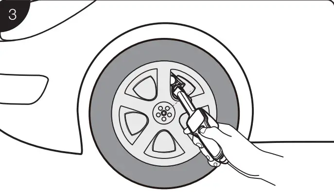AUTEL TBE200 MaxiTPMS Tire Tread and Brake Disc Laser Examiner - Tire surface 1