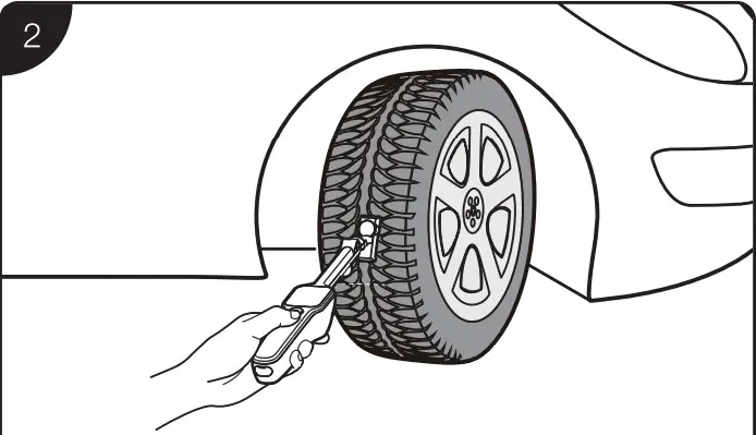 AUTEL TBE200 MaxiTPMS Tire Tread and Brake Disc Laser Examiner - Tire surface