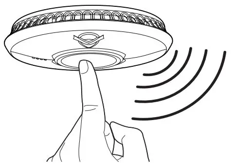 FireAngel ST-620 Smoke Alarm - Press and release the silence button