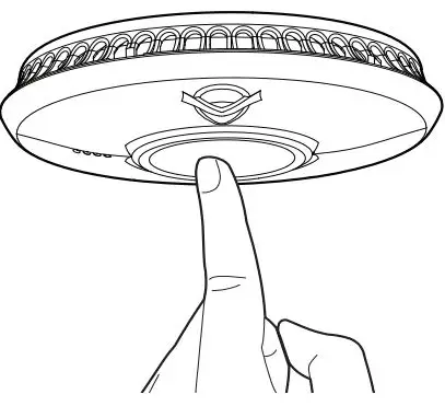 FireAngel ST-620 Smoke Alarm - Press the test button in the centre and release