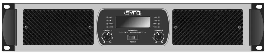 SYNQ SE 1800 Two Channel Digital Power Amplifier