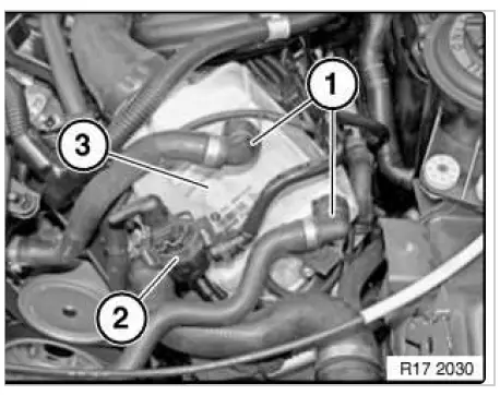 ALLDATA 1751001 Removing and Installing Replacing Left Charge Air cooler-4