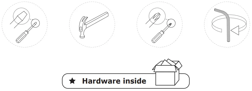 COSTWAY JZ10033 Storage Shelf - fig