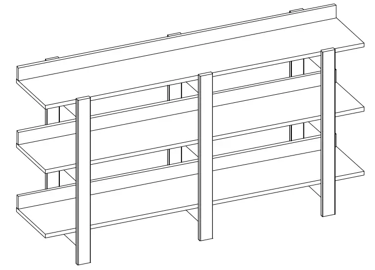 COSTWAY JZ10033 Storage Shelf
