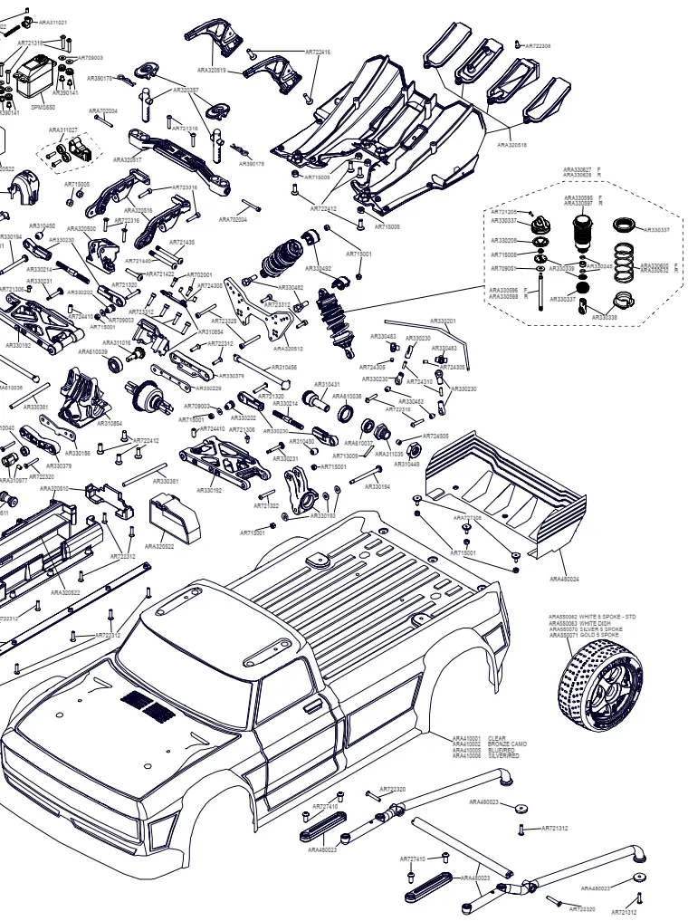 HORIZON HOBBY 9320977 1 10 Ruckus 4WD Monster Truck Brushless RTR - FIG 64