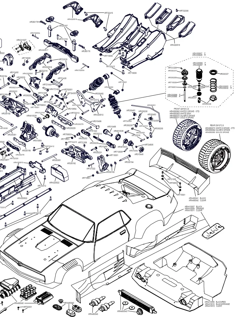 HORIZON HOBBY 9320977 1 10 Ruckus 4WD Monster Truck Brushless RTR - FIG 66