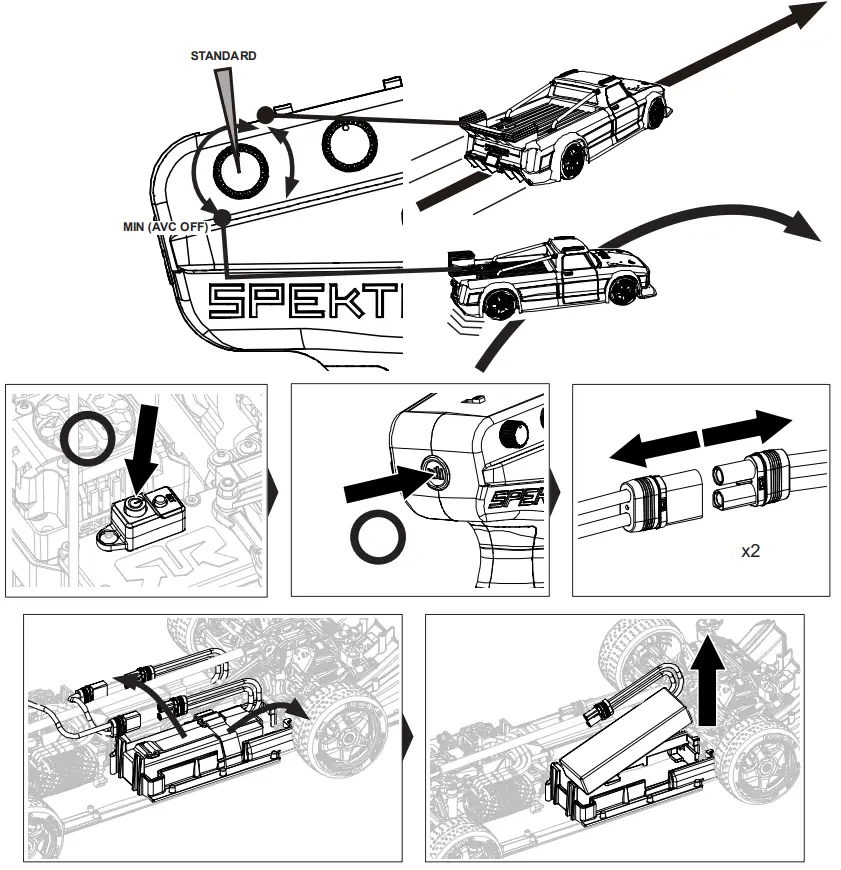 HORIZON HOBBY 9320977 1 10 Ruckus 4WD Monster Truck Brushless RTR - FIG13