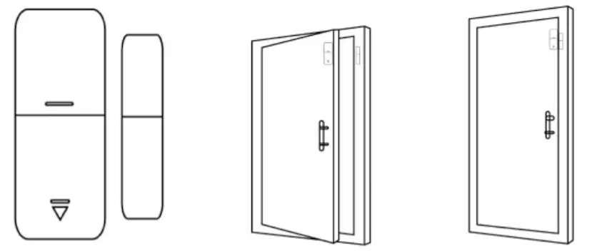 CPVan Cp6 WiFi Home Alarm System - Door sensor