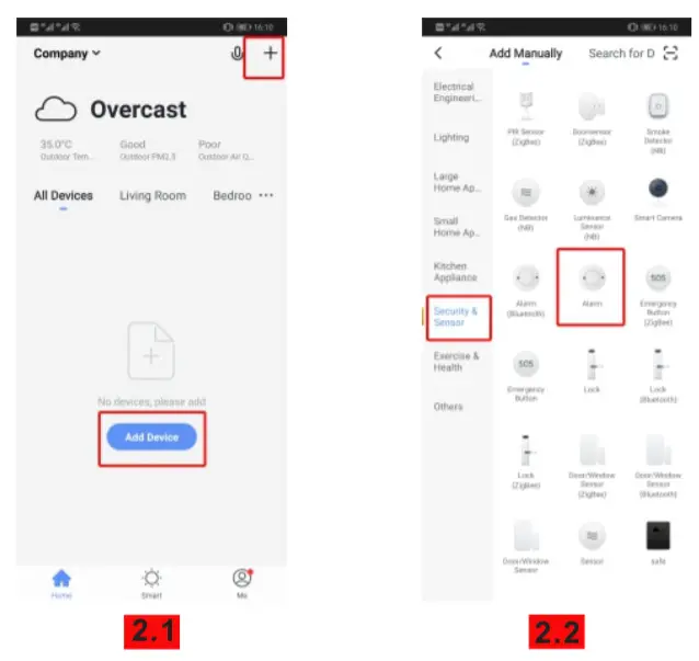 CPVan Cp6 WiFi Home Alarm System - Open
