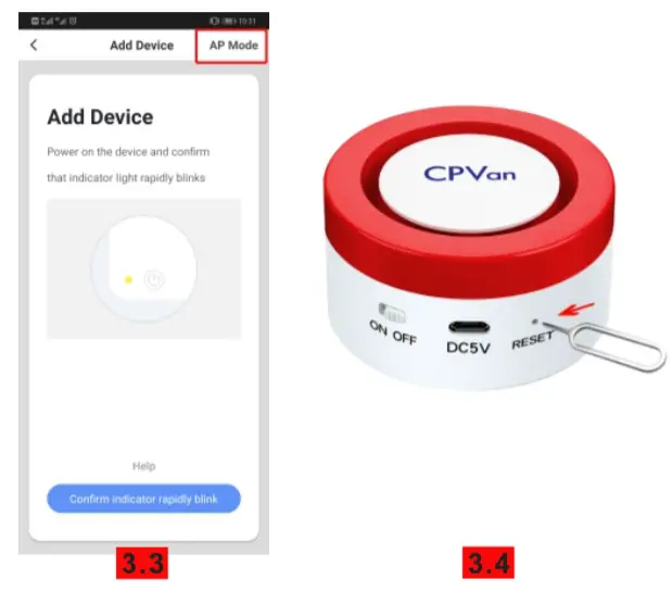 CPVan Cp6 WiFi Home Alarm System - Re-open
