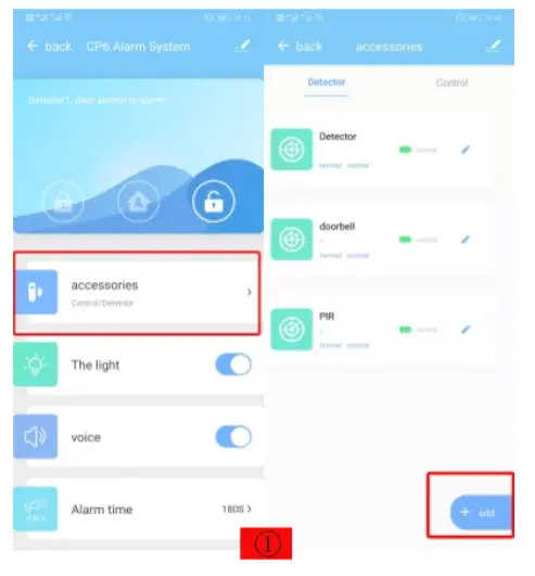 CPVan Cp6 WiFi Home Alarm System - accessories via APP