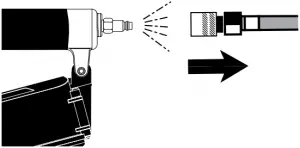 disconnect the air supply