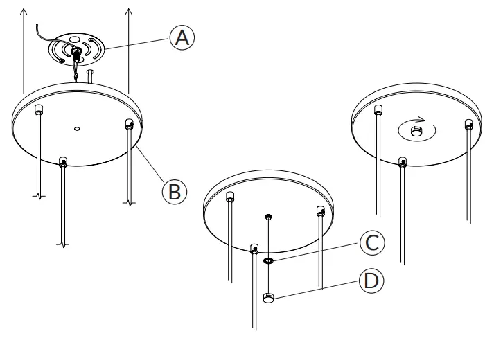 tala BSALT I SET TRI PD 01 US Basalt Triple Pendant - correct spanner