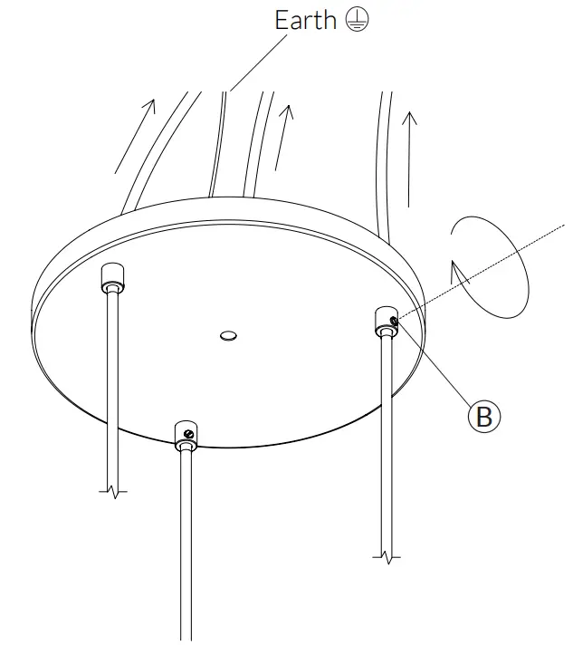 tala BSALT I SET TRI PD 01 US Basalt Triple Pendant - screwdriver