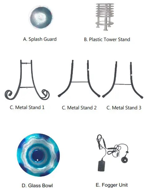XBRAND FM102BL Aromatherapy Floor - What is included